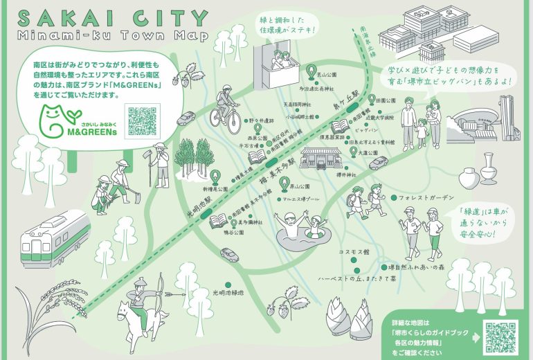 堺市南区タウンマップ